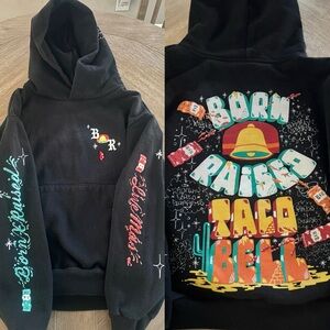 Born x Raised x Taco Bell limited edition hoodie size medium - RARE